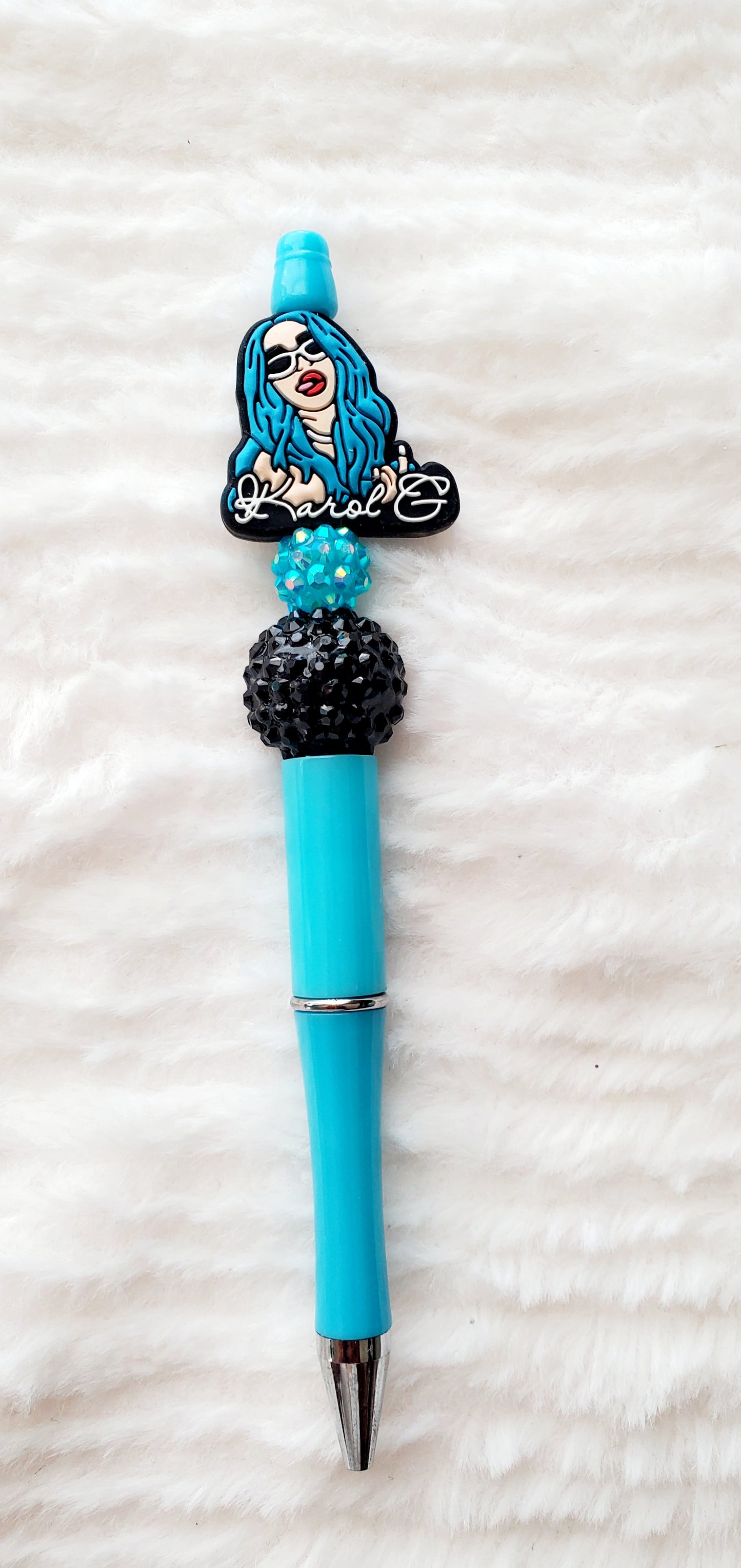 Blue Karol G Pen