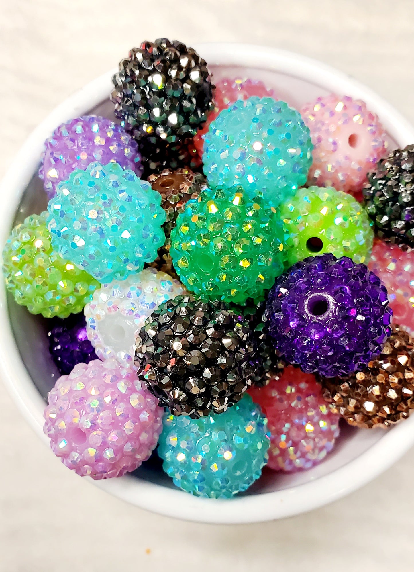 20mm Rhinestone Mix 12 pack