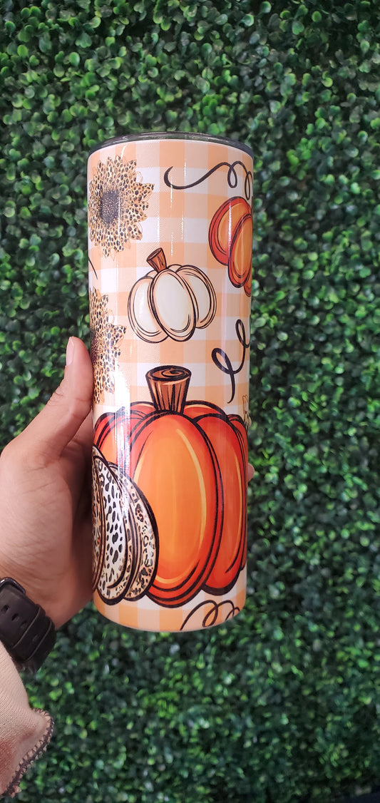 Leopard Pumpkin Tumbler