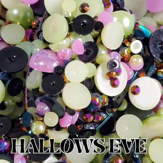 Hallows Eve Pearl-Rhinestone Mix