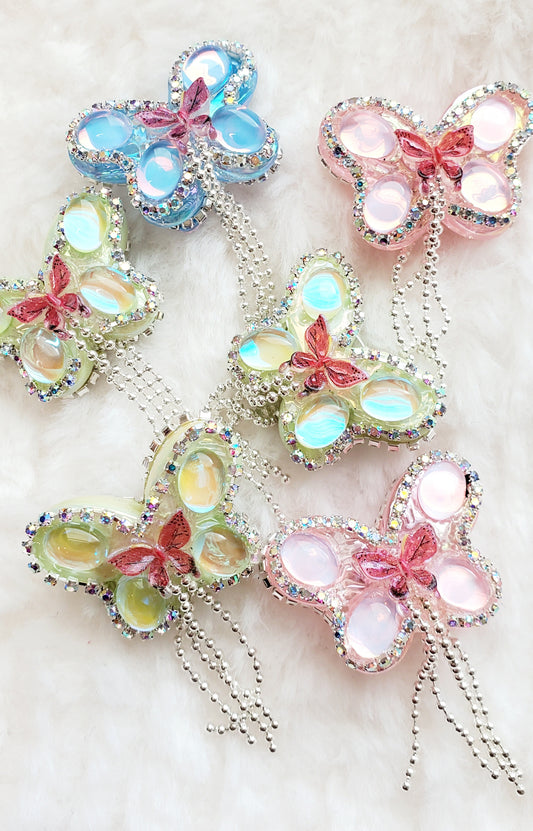 Rhinestone Butterfly 2 pack