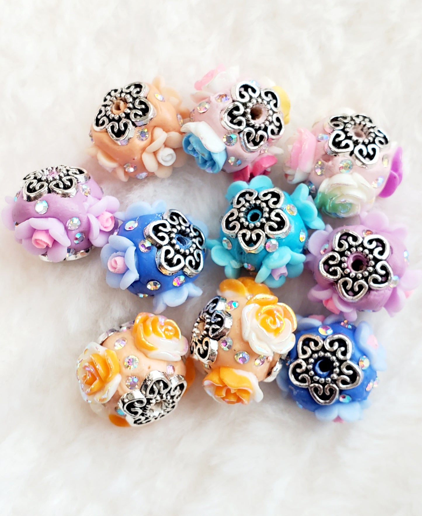 Flower bead 4 pack