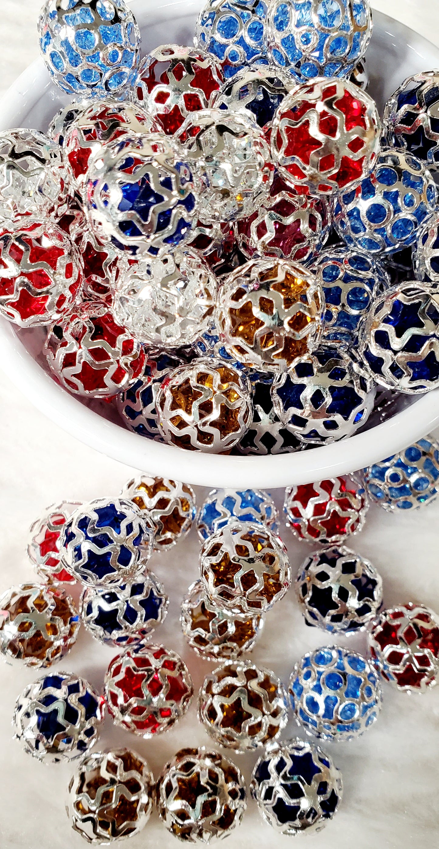 16mm shaker beads 10pcs