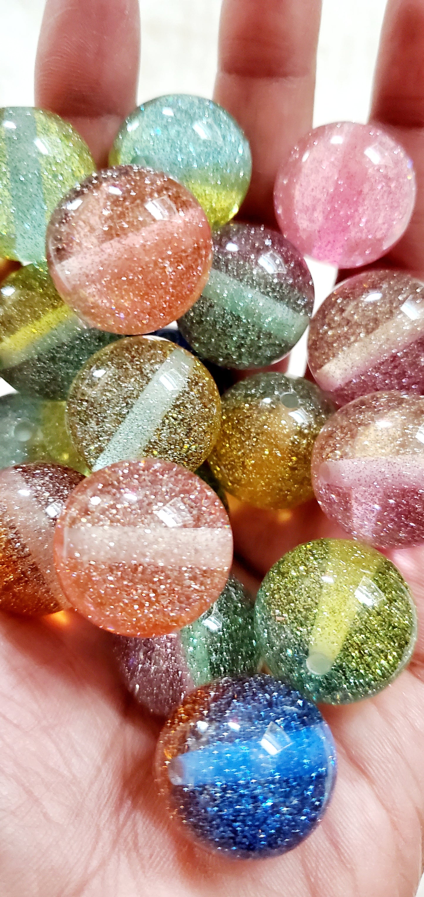 20mm ombre glitter 8mix