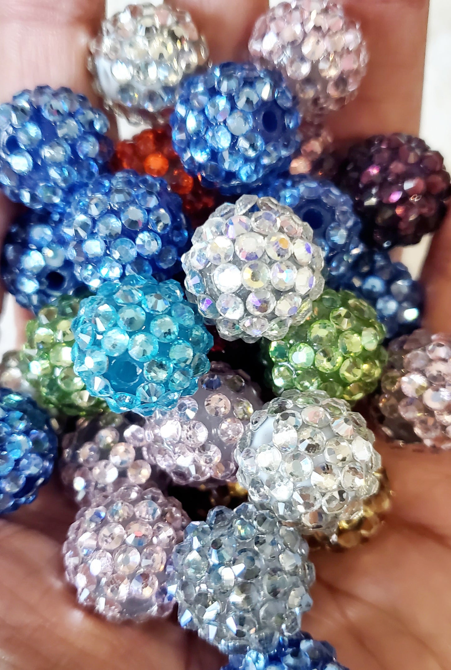 16mm Rhinestone Metallic 8mix