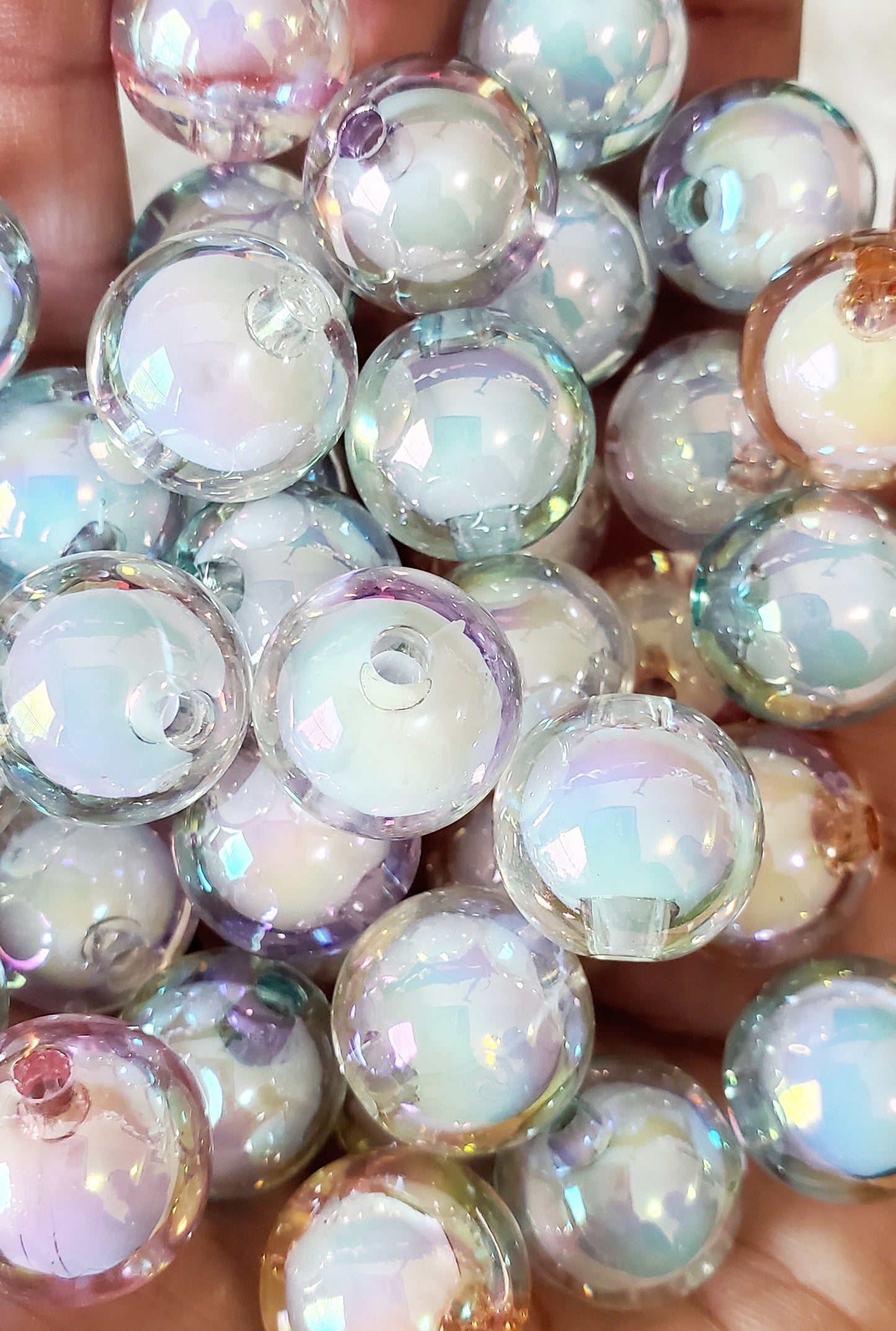 Iridescent Double Layer 16mm 10mix