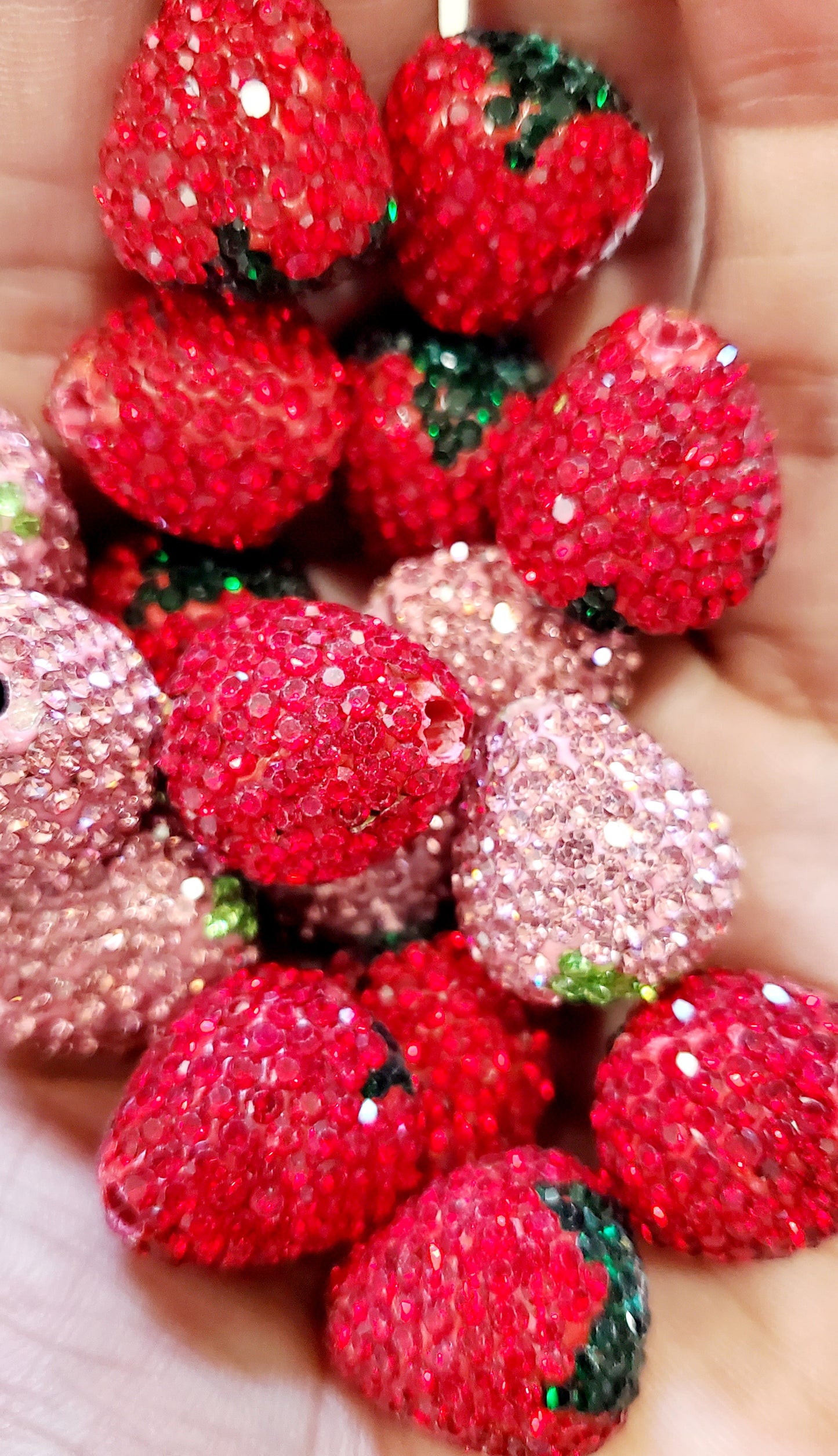 Rhinestone Strawberry 6 mix pack