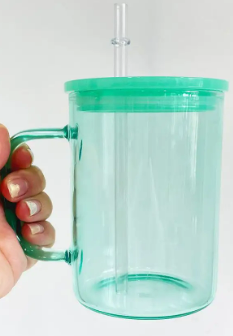 17oz Color Glass Mugs