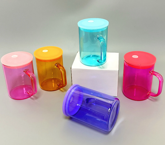 17oz Color Glass Mugs