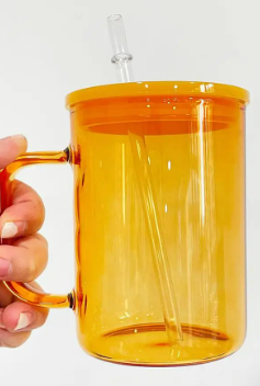 17oz Color Glass Mugs