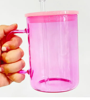 17oz Color Glass Mugs