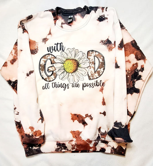 With God All Things are Possible Sweatshirt